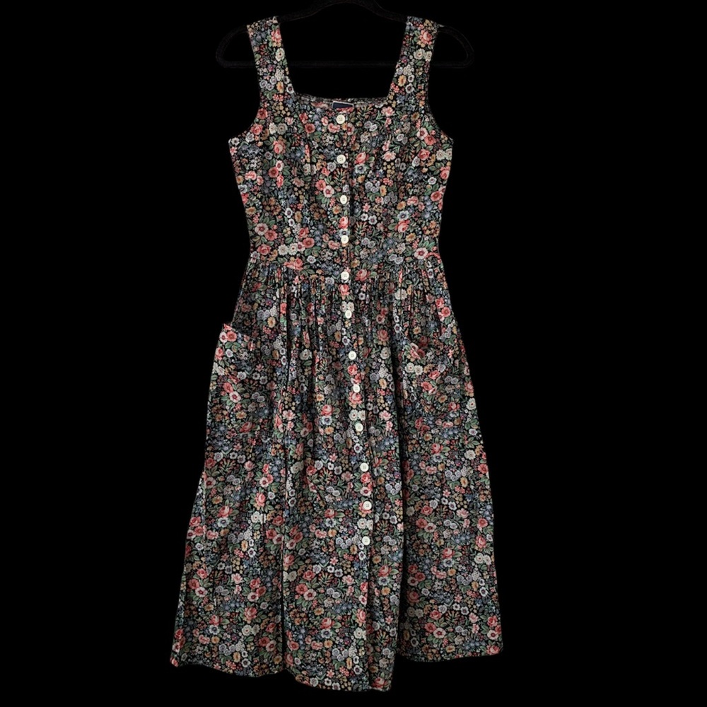 Chic Floral Print Midi Dress